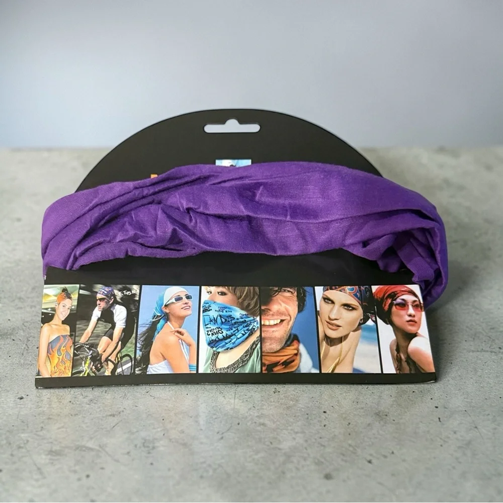 Multi-Scarf High Quality Total Sports Headgear Muti-Functional-Purple